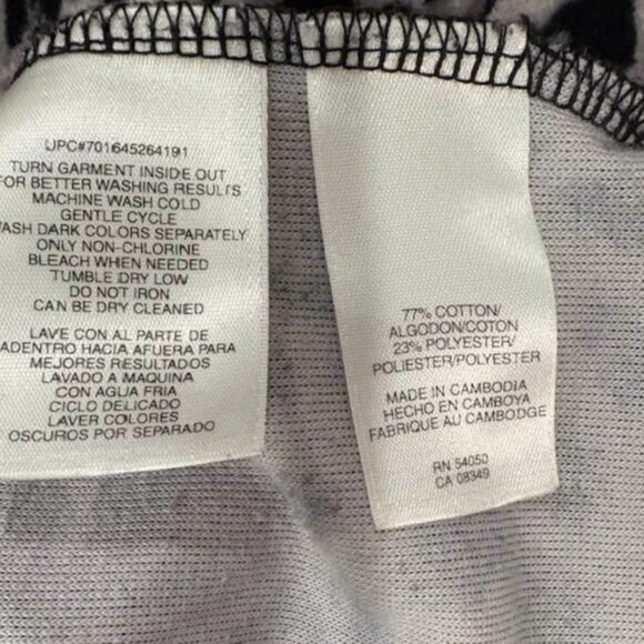 Jones New York Sport, Women’s 1/4 Zip, Leopard Print, So Soft Velour Top Size S - Picture 5 of 6